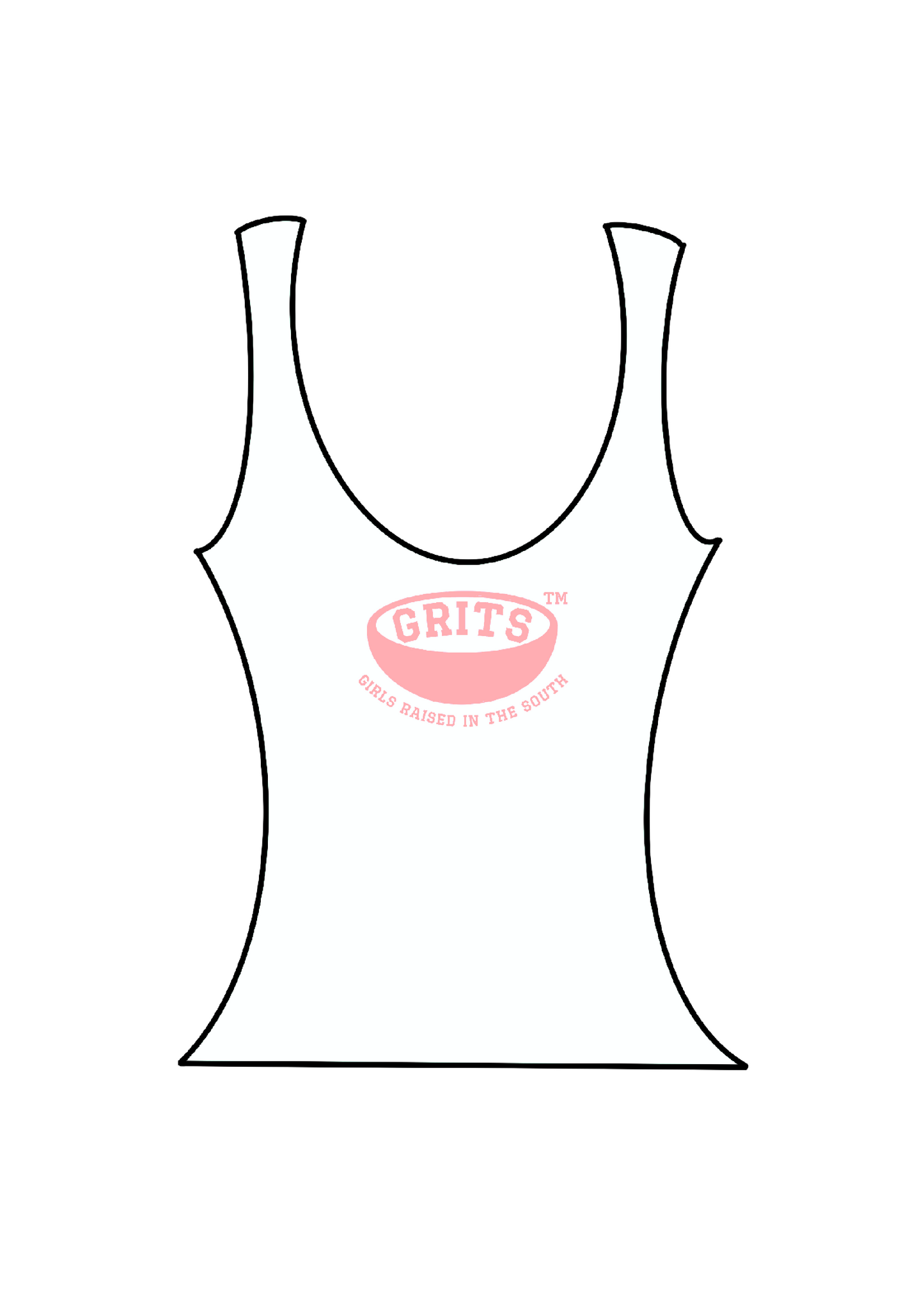 Cotton Rib Tank - "salt"