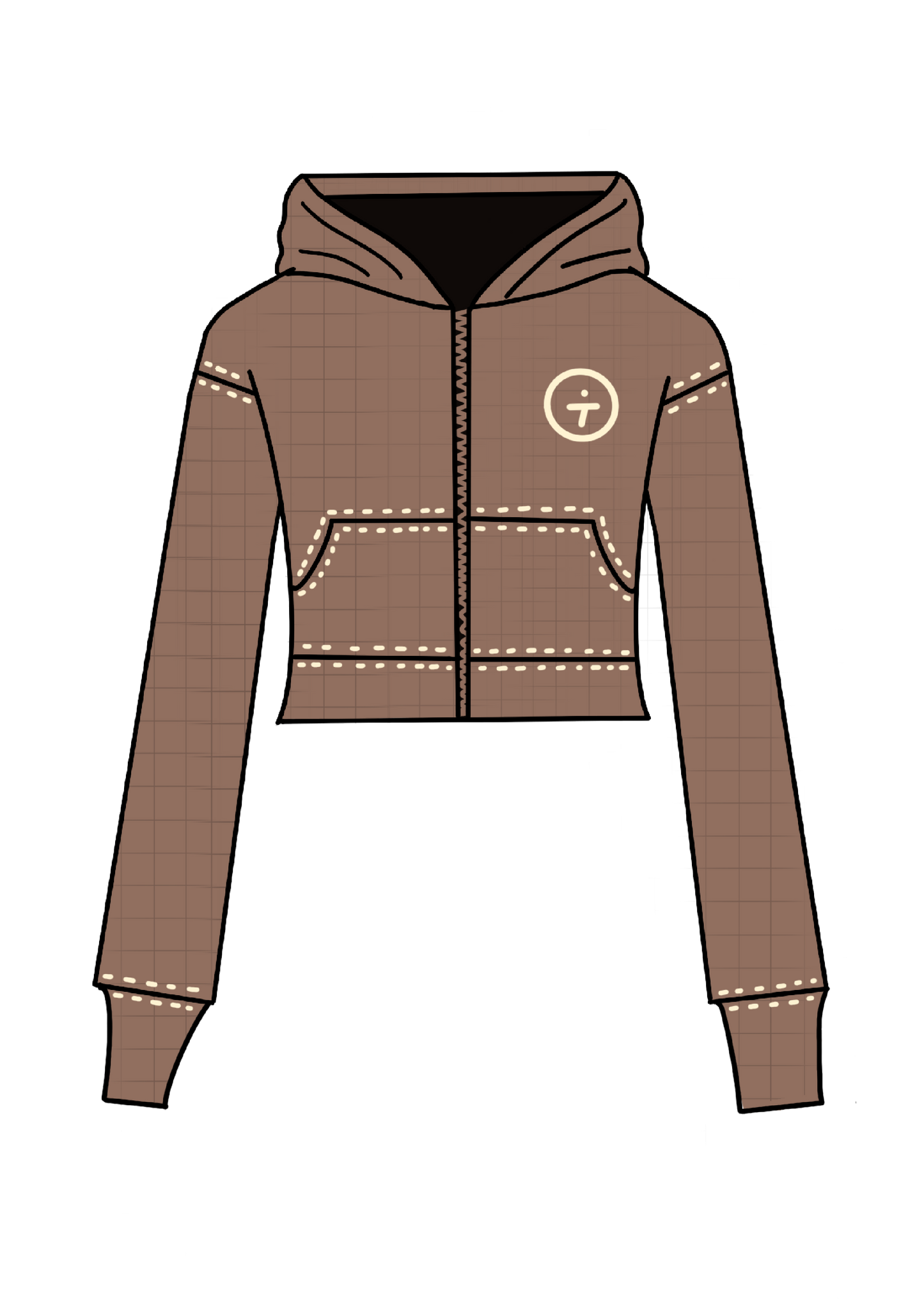 Classic Waffle - G.R.I.T.S. Hoodie (Coffee)