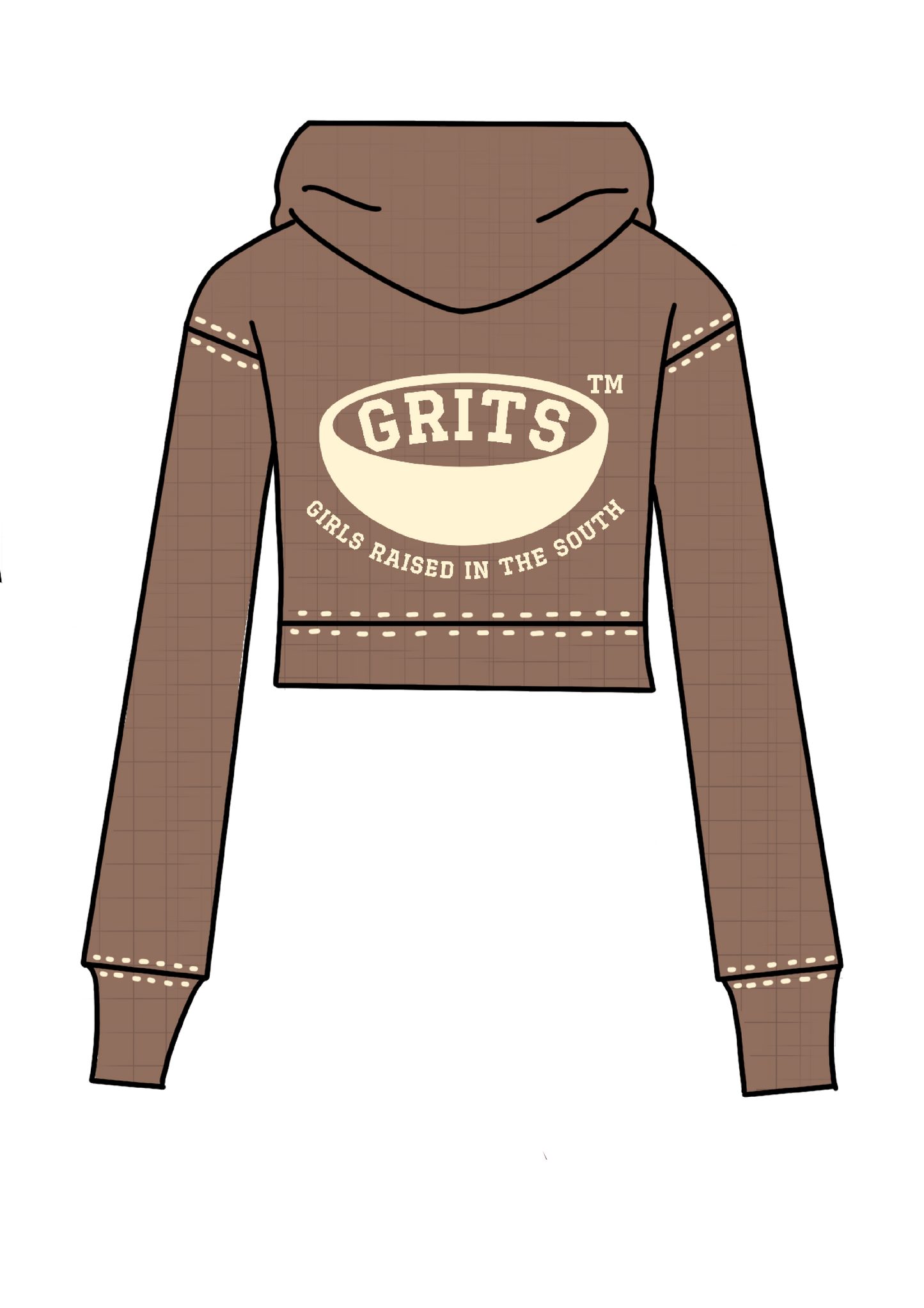 Classic Waffle - G.R.I.T.S. Hoodie (Coffee)
