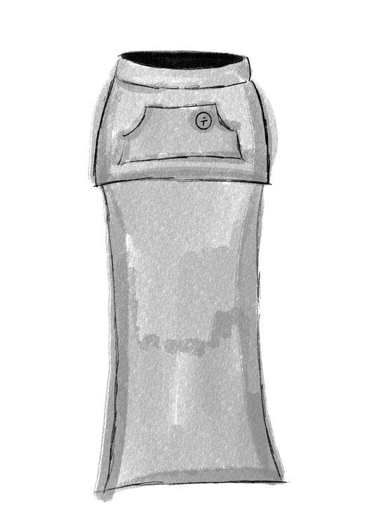 Maxi SKirt - "Grey"