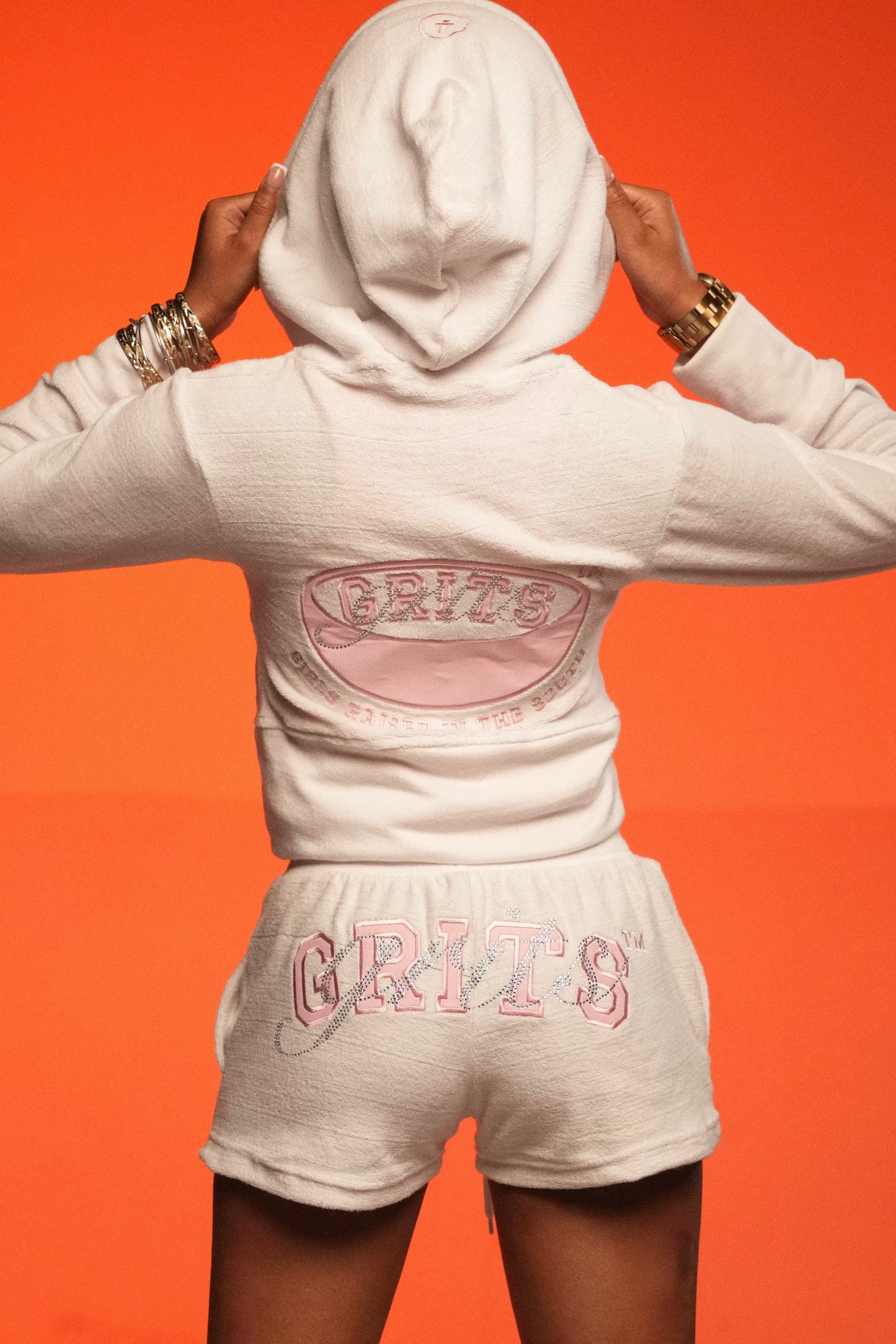 Towel Terry Shorts - "salt"