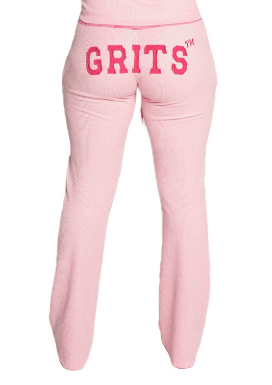 “Bubble Gum” - Waffle Pants