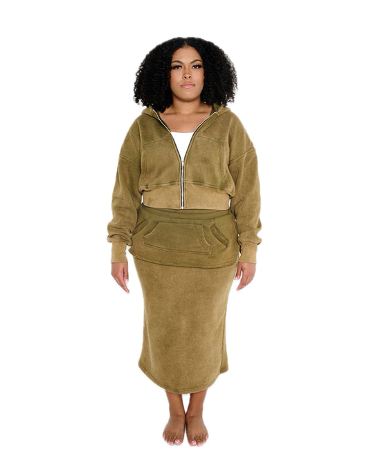 Maxi SKirt - "Olive"