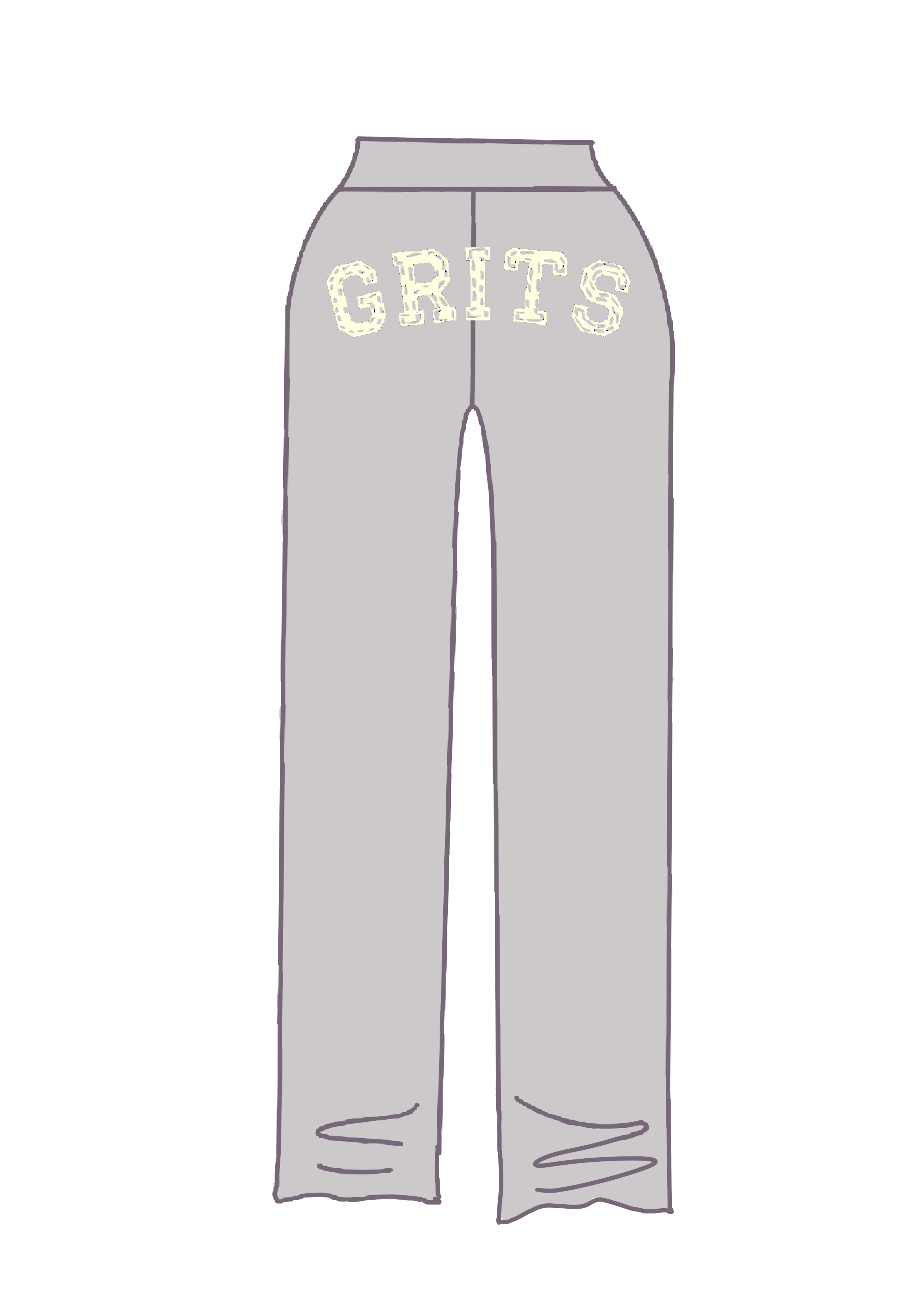 "Grey" - G.R.I.T.S. Sweatpants
