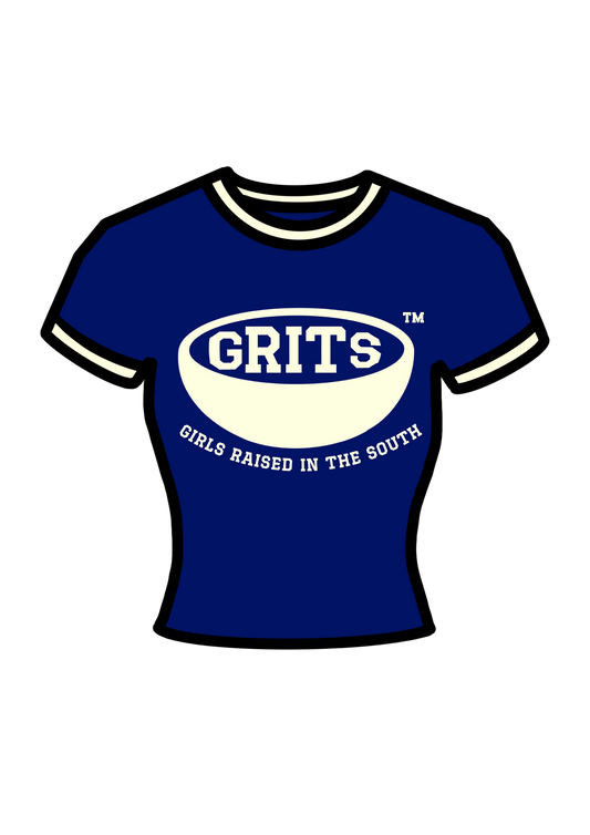 G.R.I.T.S. Baby Tee - (Naval)